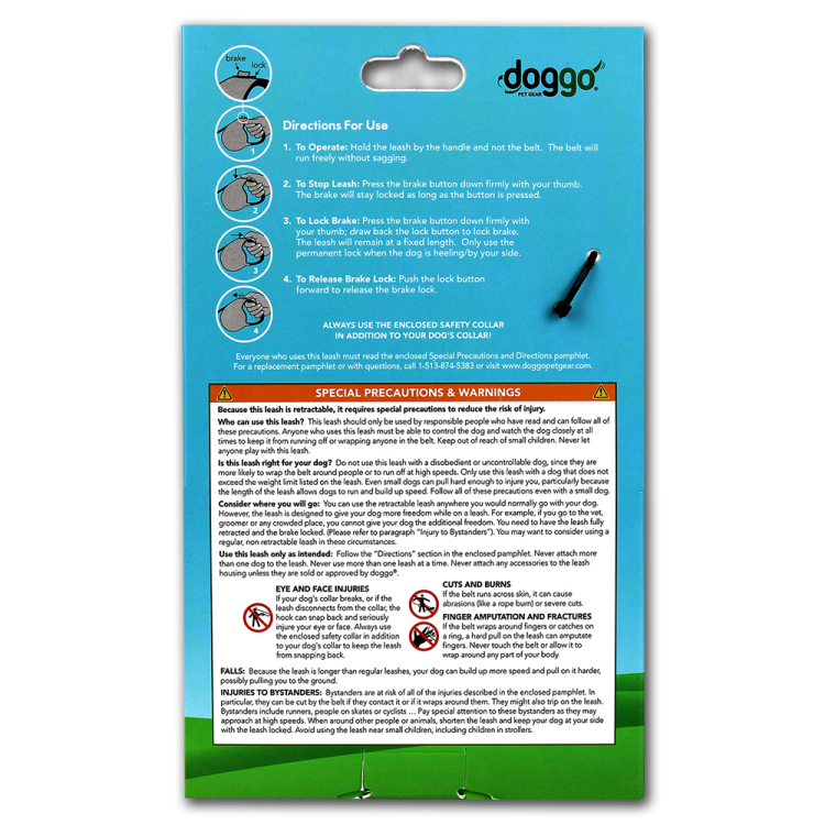 alcott-Doggo everyday retractable leash 5m, M, blue1.png
