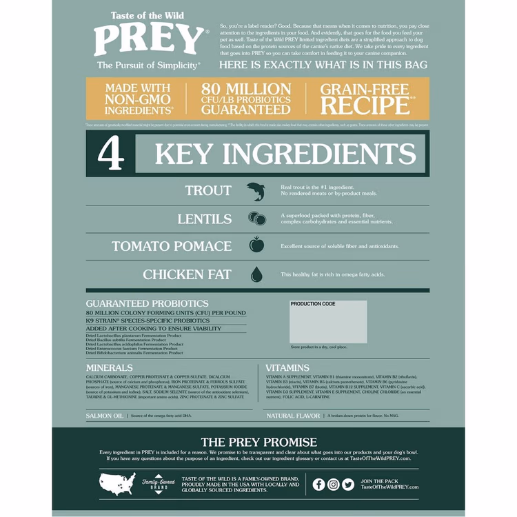 Taste of the Wild Prey Trout Formula Dry Dog Food1.avif