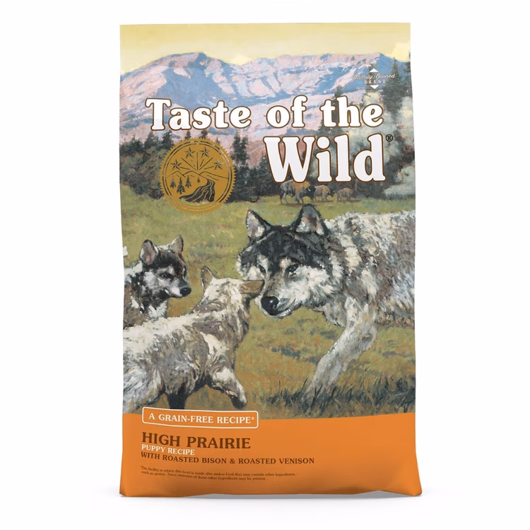 Taste of the Wild High Prairie Puppy Recipe Roasted Bison & Roasted Venison.avif