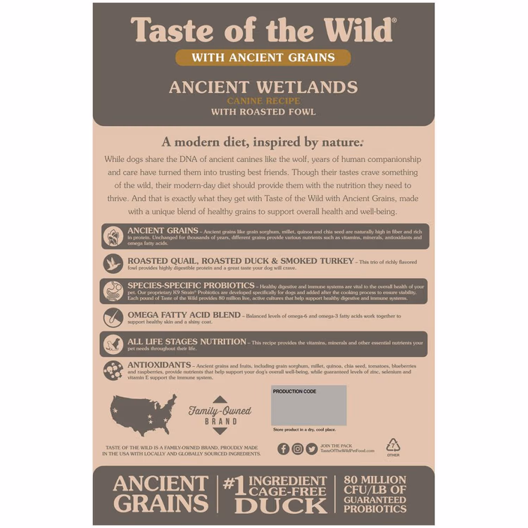 Taste of the Wild Ancient Wetlands Canine Recipe Roasted Fowl1.avif