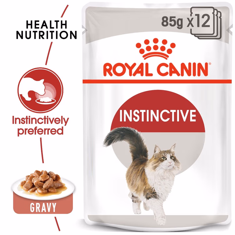 Royal Canin Instinctive Cat in Gravy Wet Cat Food 85g Pouch1.avif