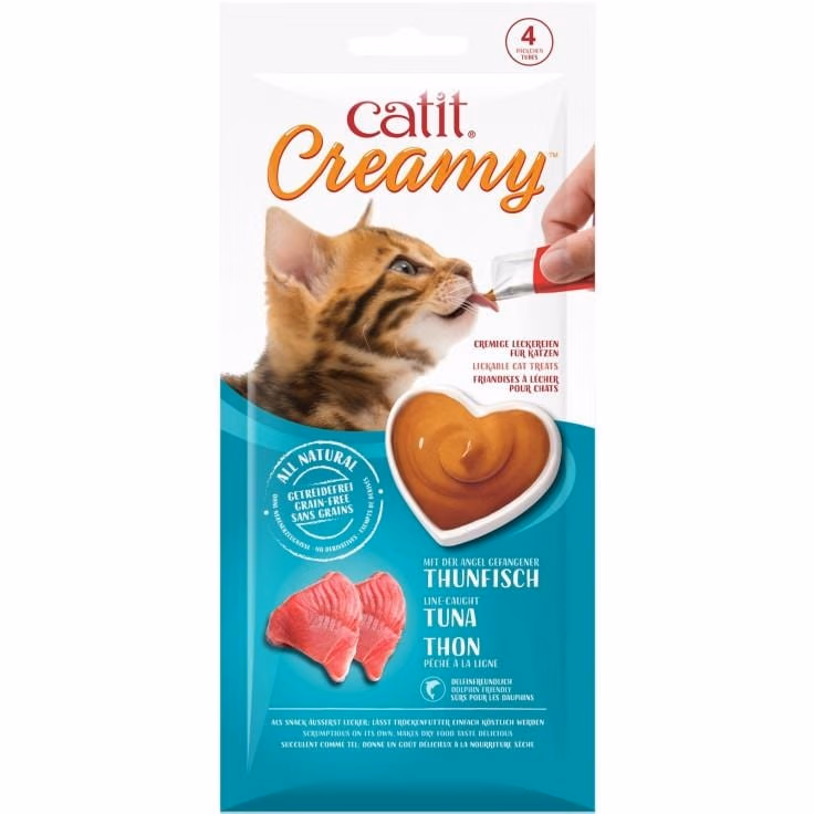 Catit Creamy Tuna Lickable Cat Treats 4 x 10g.avif