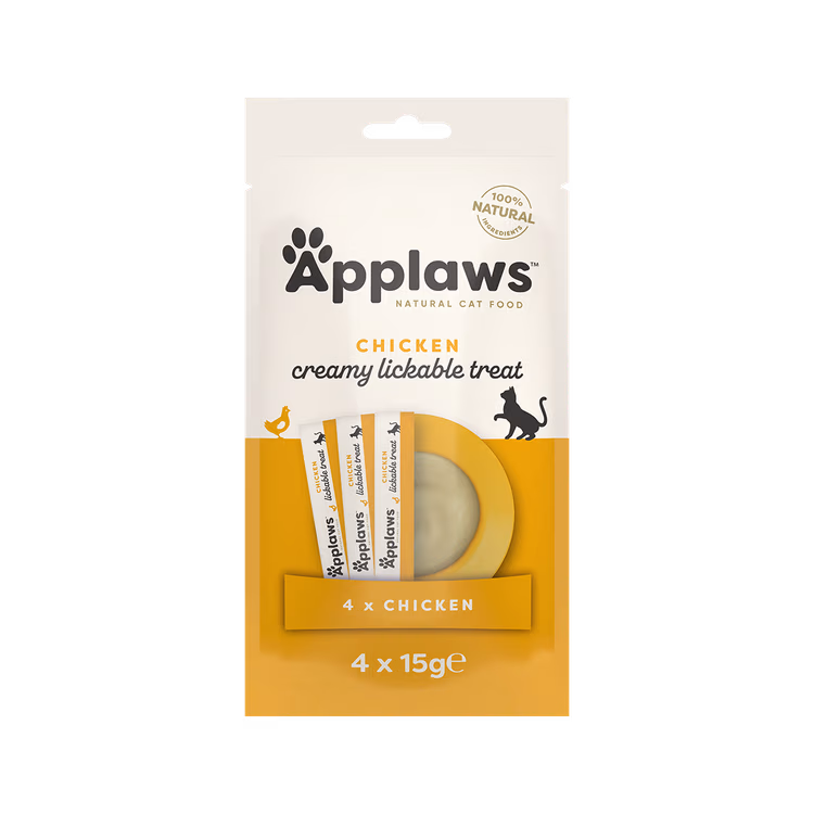 Applaws Chicken Creamy Lickable Cat Treats 4x15g.avif