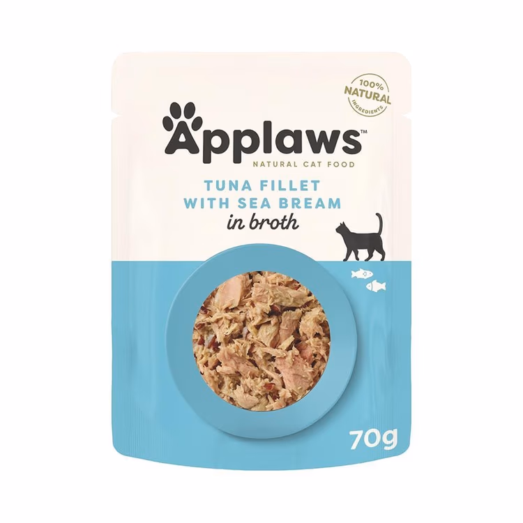 Applaws Tuna & Sea Bream Adult Wet Cat Food 70g Pouch.avif