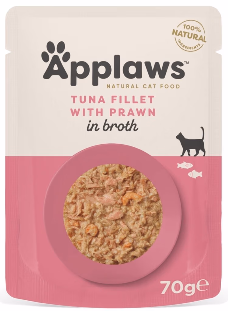 Applaws Tuna & Prawn Adult Wet Cat Food 70g Pouch.avif