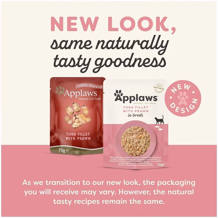 Applaws Tuna & Prawn Adult Wet Cat Food 70g Pouch1.avif