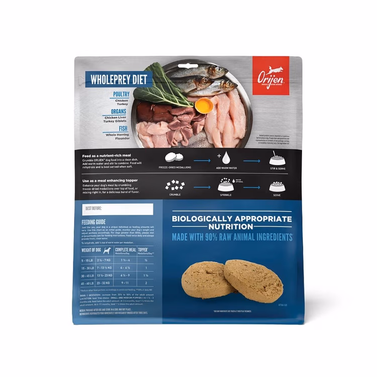Orijen Medallion Original Freeze-Dried Dog Food1.avif