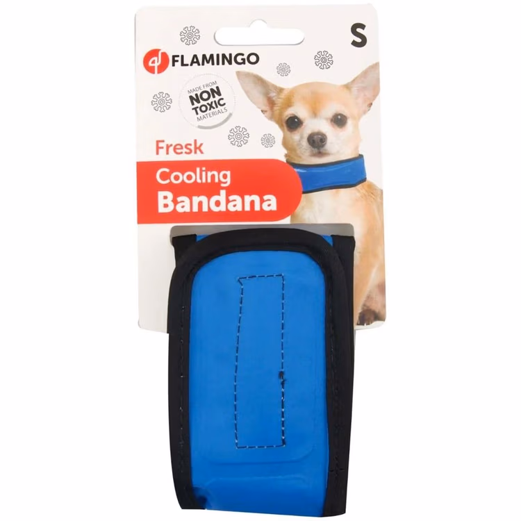 Flamingo Dog Cooling Bandana1.avif