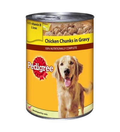 Pedigree Chicken Chunks in Gravy Wet Dog Food 400G.webp