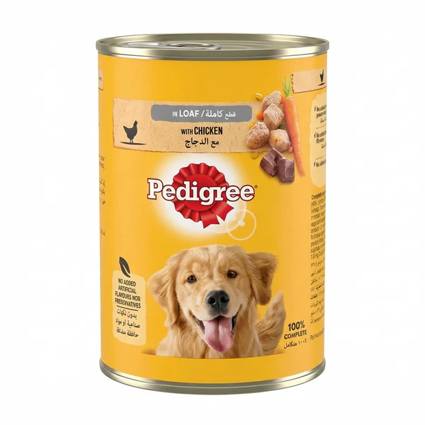 Pedigree Chicken in Loaf Wet Dog Food 400G - Pack of 101.webp