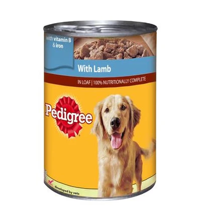Pedigree Lamb in Loaf Wet Dog Food 400G.webp