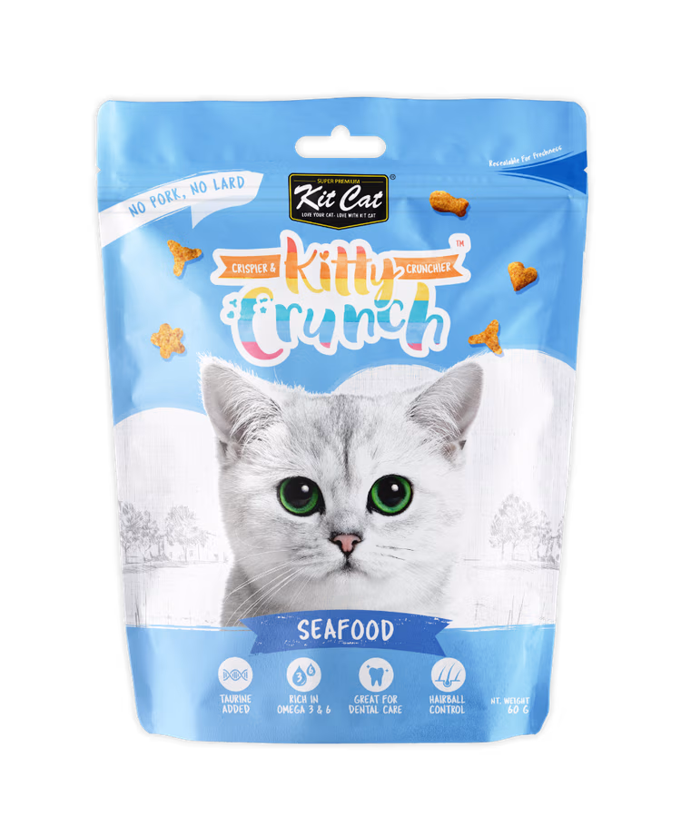 Kit Cat KittyCrunch Seafood Flavor Cat Treats 60g.avif