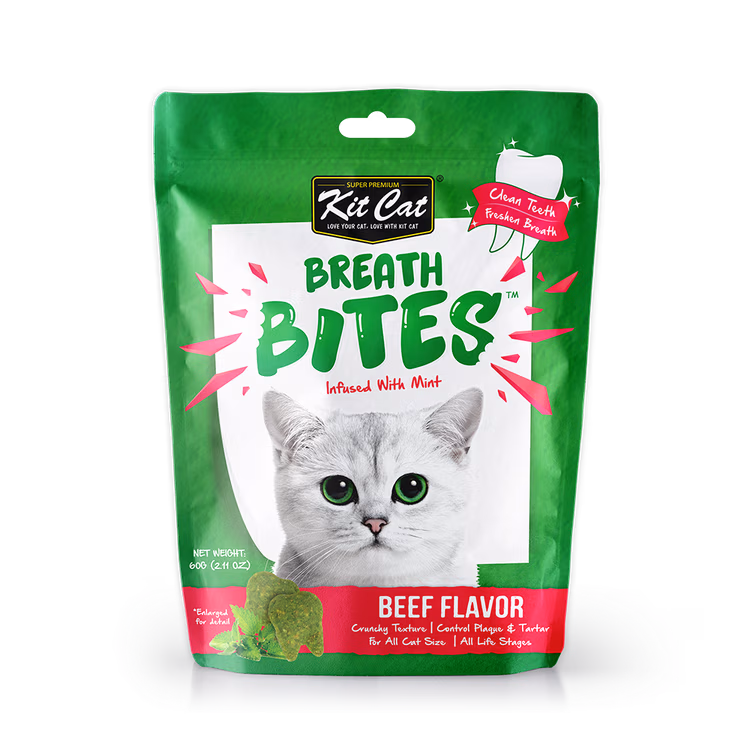 Kit Cat Breath Bites Beef Flavor Cat Treats 60g.avif