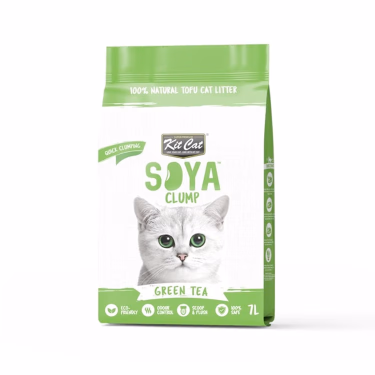 Kit Cat Soya Clump Soybean Green Tea Cat Litter 7kg.avif