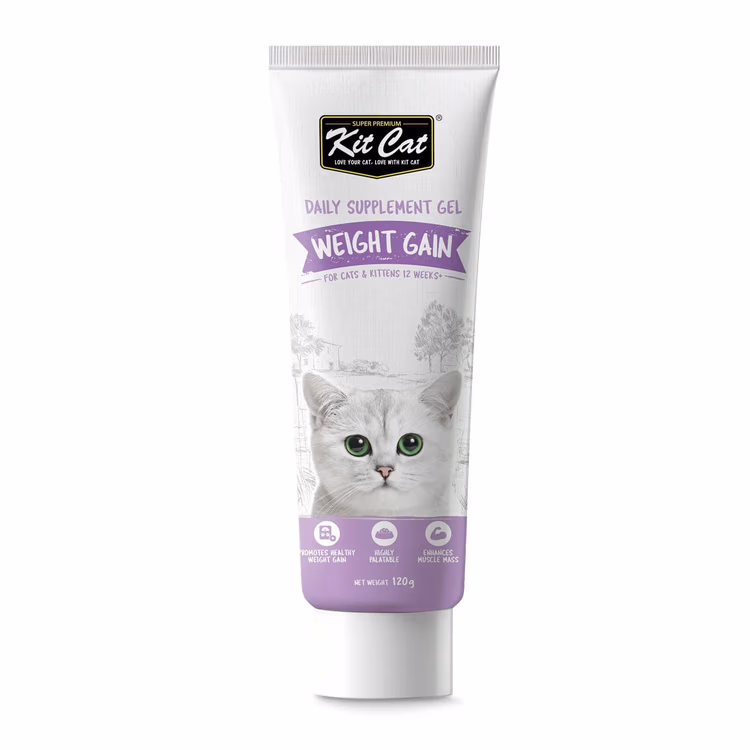 Kit Cat Daily Supplement Gel Weight Gain Cat & Kitten 120g.avif