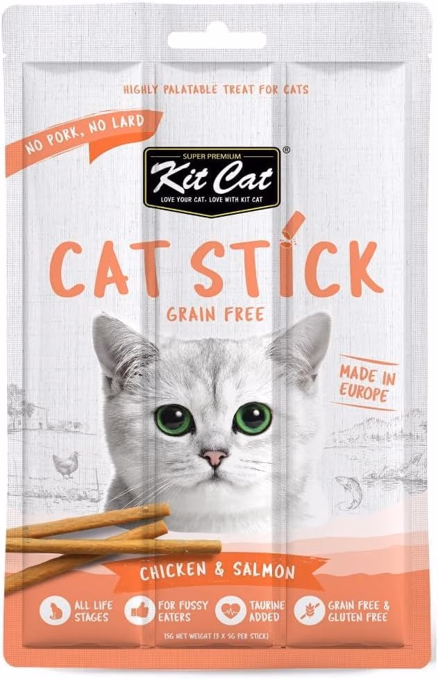 Kit Cat Cat Stick Grain Free Chicken & Salmon Cat Treats 15g.avif