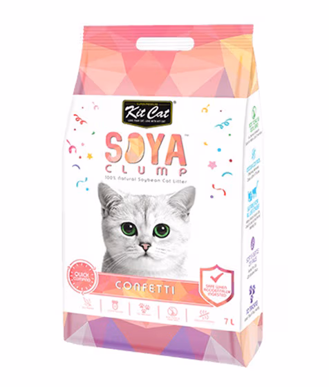 Kit Cat Soya Clump Soyabean Confetti Cat Litter 7l.avif
