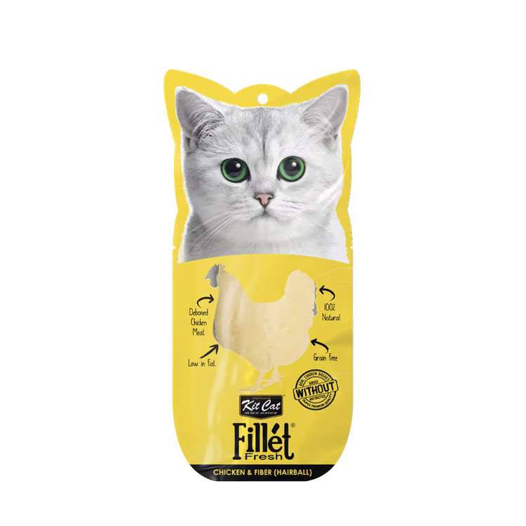Kit Cat Fillet Fresh Chicken & Fiber (Hairball) Cat Treats 30g.avif