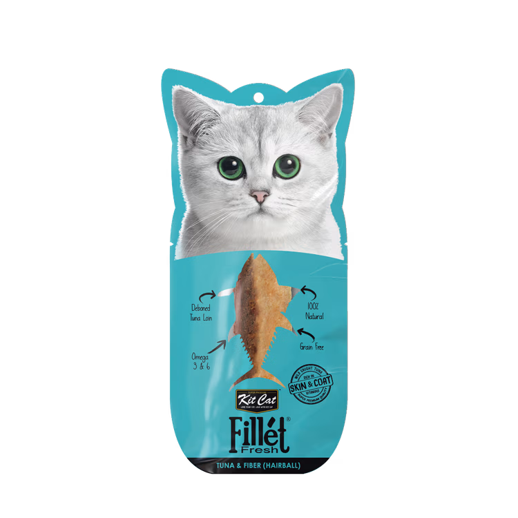 Kit Cat Fillet Fresh Tuna & Fiber (Hairball) Cat Treats 30g.avif