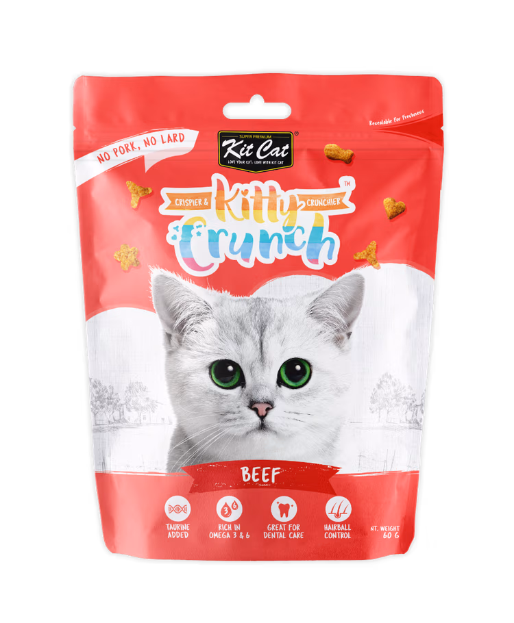 Kit Cat KittyCrunch Beef Flavor Cat Treats 60g.avif
