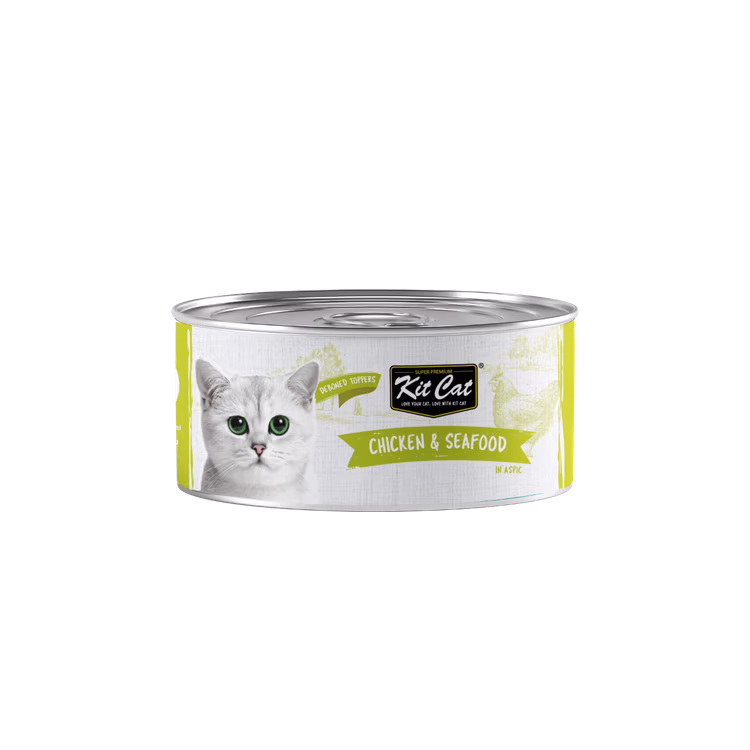 Kit Cat Deboned Chicken & Seafood Toppers Wet Cat Food 80g.avif