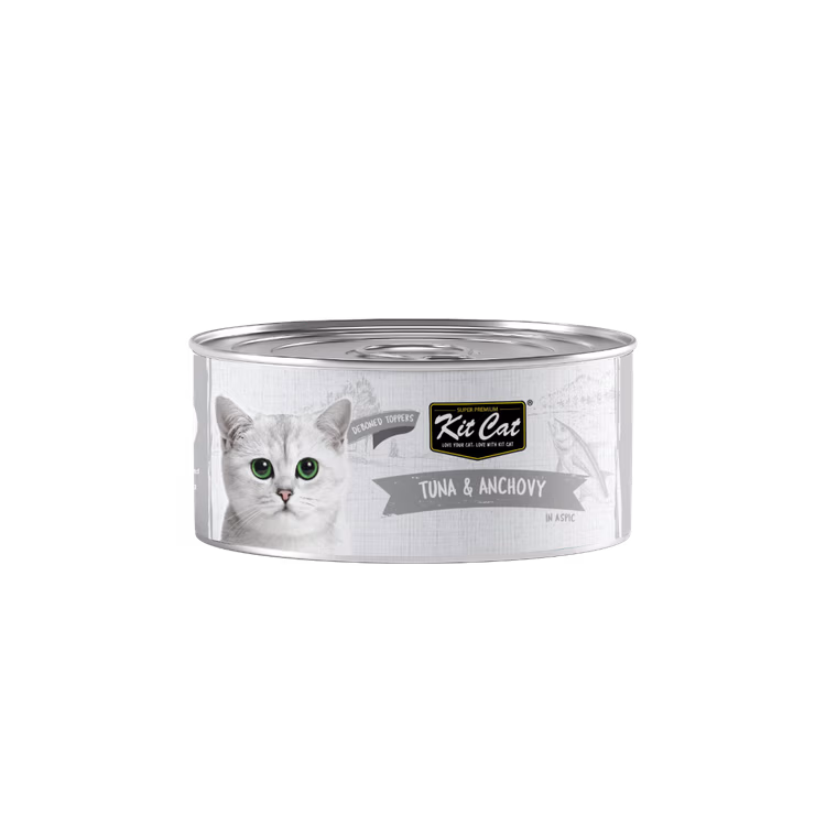 Kit Cat Deboned Tuna & Anchovy Toppers Wet Cat Food 80g.avif