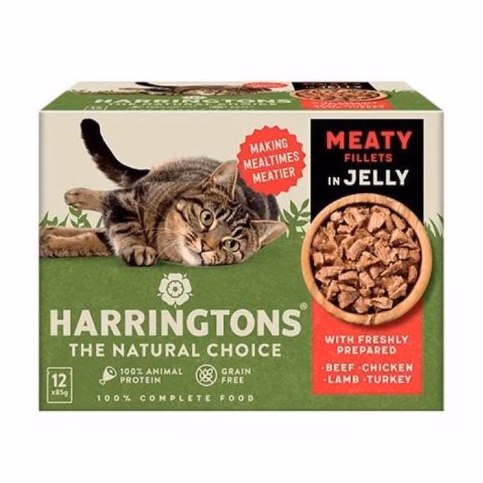 Harringtons Meat in Jelly Wet Cat Food Multipack.avif