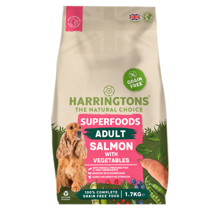 Harringtons Superfoods Salmon with Vegetables Adult Dry Dog Food.avif