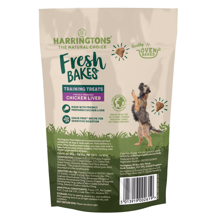Harringtons Fresh Bake Training Chicken Dog Treats 100g1.avif