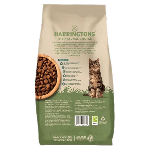 Harringtons Complete Salmon Adult Dry Cat Food 2kg1.avif