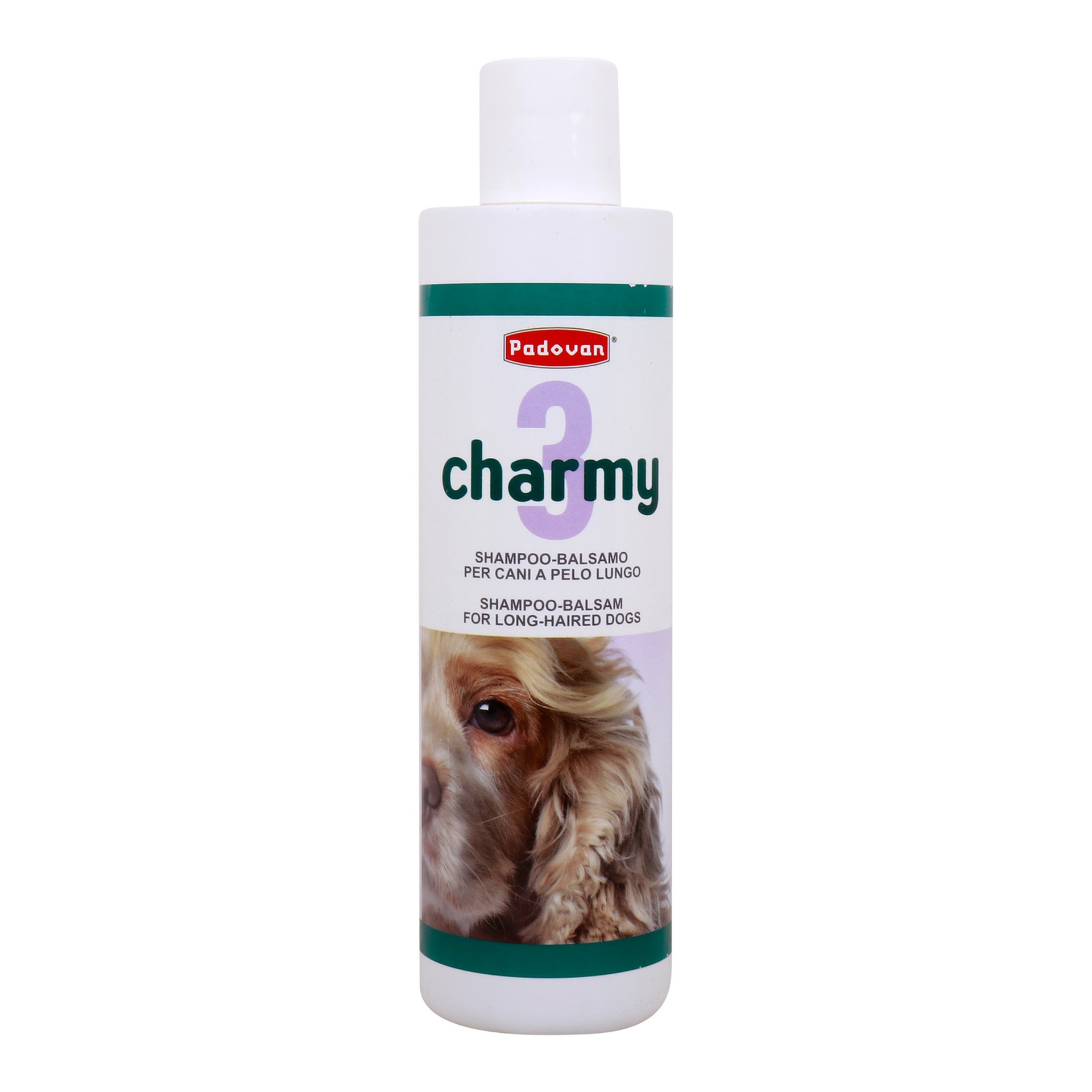 Padovan Charmy 3 Shampoo Long Haired Dogs 250 ml.jpg