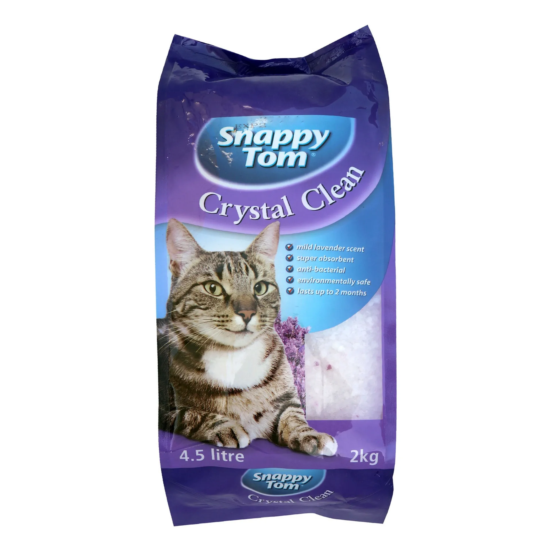 Snappy Tom Crystal Clean Cat Litter Lavender 2 kg.webp