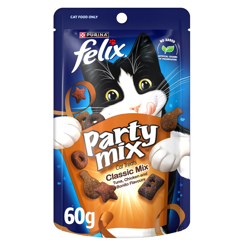 Purina Felix Party Mix Classic Mix Dry Cat Treats 60 g.jpg