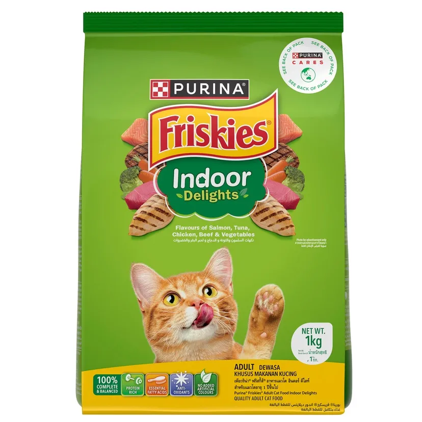 Purina Friskies Indoor Delights Dry Cat Food 1 kg.webp