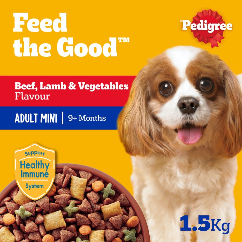 Pedigree Adult Mini Beef, Lamb & Vegetable Flavour Dog Food 1.5 kg1.jpg