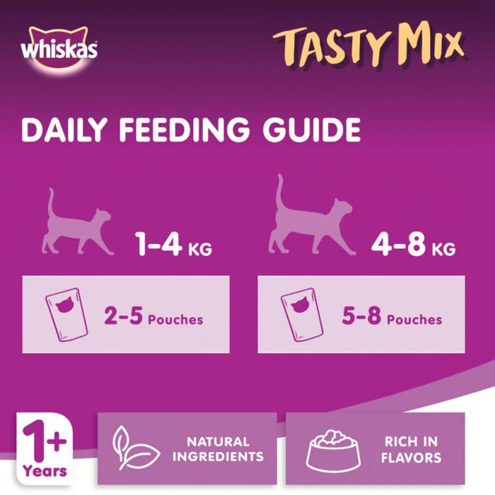 Whiskas Tasty Mix, Tuna & Crab Collection in Gravy (4 x 70g)2.jpg